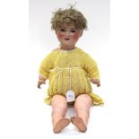 Porzellan Fabrik Burggrub "Princess Elizabeth 6 1/2 Made in Germany, bisque headed doll.