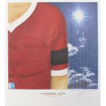 Manchester United Interest: A 'Munich Remembered 1958-1998' Limited Edition lithograph 'produced as