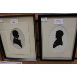 Two 19th Century silhouettes