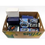 One box of assorted RAF boxed vehicles and planes, sixteen various boxes Lledo etc.