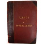 Football Memorabilia: A 'Hudson & Kearns' Famous Footballers book containing 224 pages of images,