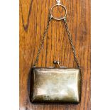 A 20th century ladies silver evening purse Birmingham probably 1917,