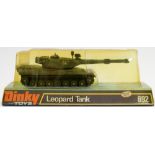 A Dinky Leopard Tank 692 in original packaging