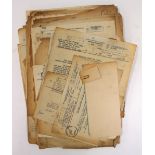 A file of correspondence relating to engineering drawings,