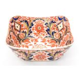 A late 18th Century Derby fruit bowl, Imari pattern with Chrysanthemum,