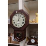 A modern hanging wall clock Art Deco style,