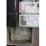 A small collection of stamps including first day covers etc (1 box)