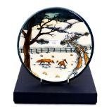 Modern Moorcroft cabinet plate,