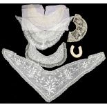 Assorted lace collars Victorian and an early Victorian voile collar to include a good collection,