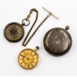 Three Victorian pocket watches,