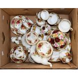 Royal Albert 'Country Roses' tea and coffee services,