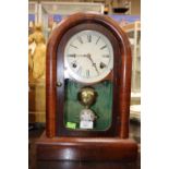 Victorian mantle clock with Roman numerals