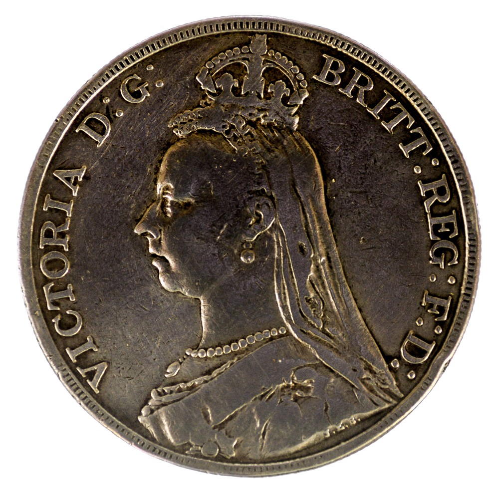 A Victoria Crown 1890 - Image 2 of 2