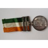 Kings South Africa Medal with South Africa 1901 & 1902 Clasps named to 6506 Corpl.