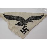 WW2 Luftwaffe Sports Vest Eagle. Removed from the shirt.