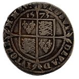 Elizabeth 1st Sixpence 1573 mm Acorn S2563