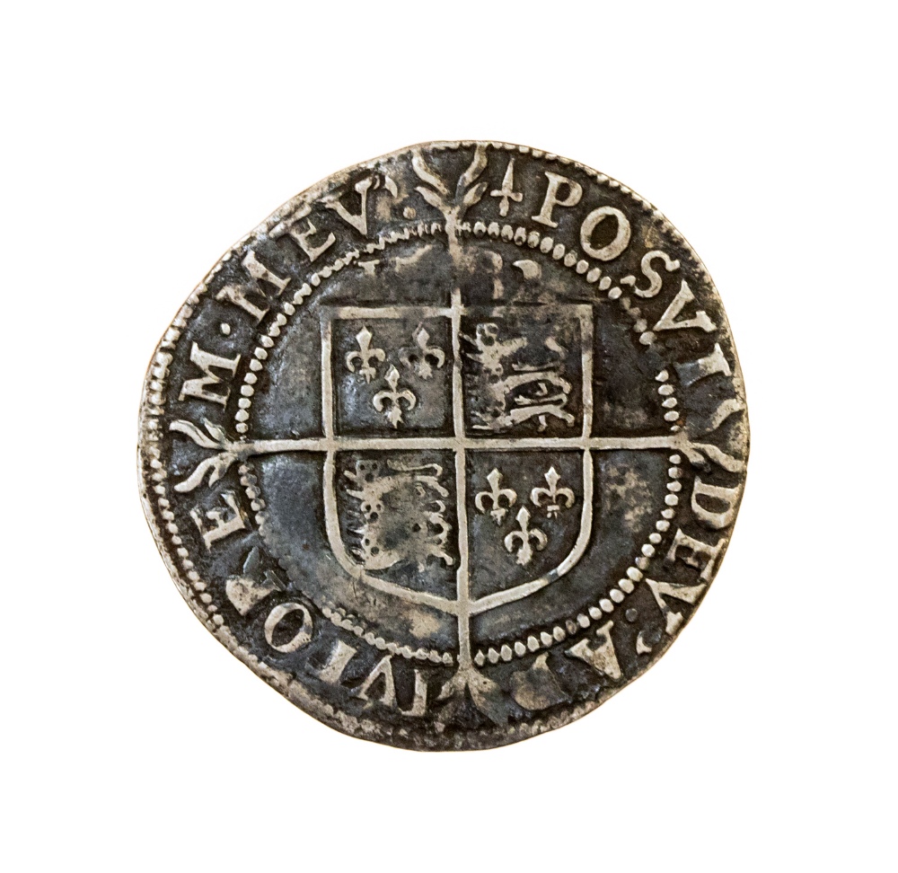 Elizabeth 1st Sixpence 1582 mm Sword, - Image 2 of 2