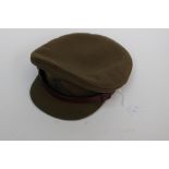 British Royal Artillery Officers Service Dress Cap.