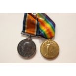 WW1 British War Medal 1914-18 and the Victory medal to G-31141 Pte A Patching, Royal West Kent Regt.
