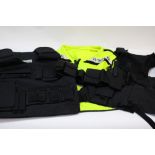 Israeli Border Guards Tactical Assault vest with reflective insignia to the back: Black tac vest by