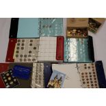 Finland - collection of 66 20th Century coins in a Mont Samleren album and an uncirculated year set