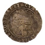 James 1st Sixpence 1606 mm Escallop,