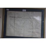 William IV signed Officers Commision 1832.