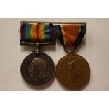 WW1 British War Medal 1914-18 and the Victory medal to 18670A Clp S Ambrose, Suffolk Regt.