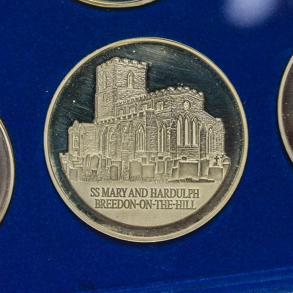 'The Beauty of Britain's Churches', 36 Silver Proof medals, total weight 47 ozt approx, - Image 3 of 3