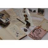 WW1 British VAD Nurses Archive collection comprisng of: WW1 Victory Medal with original ribbon