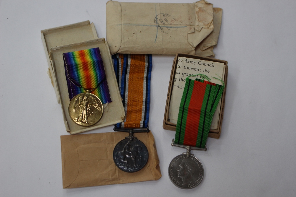 WW1 British War Medal 1914-1918 and the Victory Medal to 30971 Pte.