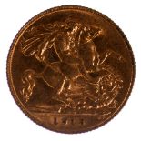 A George V Half Sovereign 1913