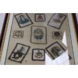 WW1 British framed Sweetheart silk.