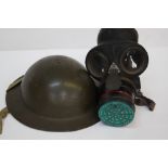 WW2 British Special Service Respirator. Dated 1939 to straps and 1937 to filter.