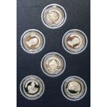 'Prince Charles and Lady Diana Spencer Marriage' 12 Silver Proof Medals in blue presentation album,