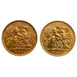 Half Sovereigns 1906,