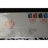 GB First Day Covers collection to approx 1990 from NPY 1962 phosphor and 1963 cable phosphor,