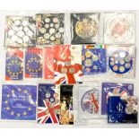 UK circulated sets 1992 European Community, 1992 ELU x 2, 2003 to 2008, 2009 x 2, 2010,