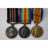 WW1 British Military Medal, War Medal and Victory Medal to 108886 Sapper Alan Young,
