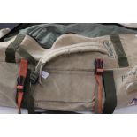 Israeli Defence Force private purchase kit bag with owners details inked on,
