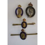 WW2 British Royal Corps of Signals Sweetheart broaches. Four in total.