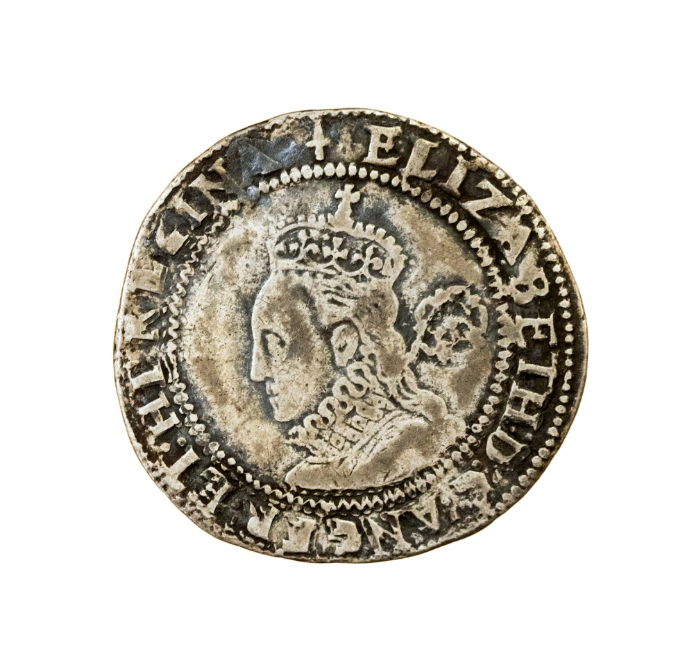 Elizabeth 1st Sixpence 1582 mm Sword,
