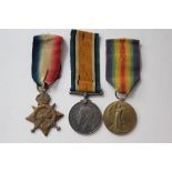 WW1 British Trio 1914-15 Star, British War Medal 1914-1918 and Victory Medal to S4-093845 Pte.