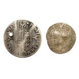 Elizabeth 1st Sixpence 1561 mm Pheon, S2560, Milled Sixpence 1562 mm Star,