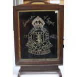 WW2 British Trench Art Firescreen.