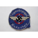 WW2 Third Reich DLV Sport vest insgnia for "Fliegeruntergruppe 1 Niederrhein"