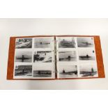 An album of Thirty photo postcards featuring HM Submarines and German U Boats, including U118.