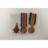 WW1 British 1914-15 Star to 217 PTE.J.KELLY.A.CYL.CORPS and a World War Two pair 2244.PTE.S.HAMMETT.