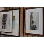 'Exmoor ponies by a brook', signed Tom Rauden - Edwardian, a Pastoral scene signed Arthur Willet,