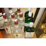 Gin to include, Beefeater and Gordons,